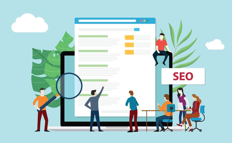 An Apastron digital marketing team reviewing search performance